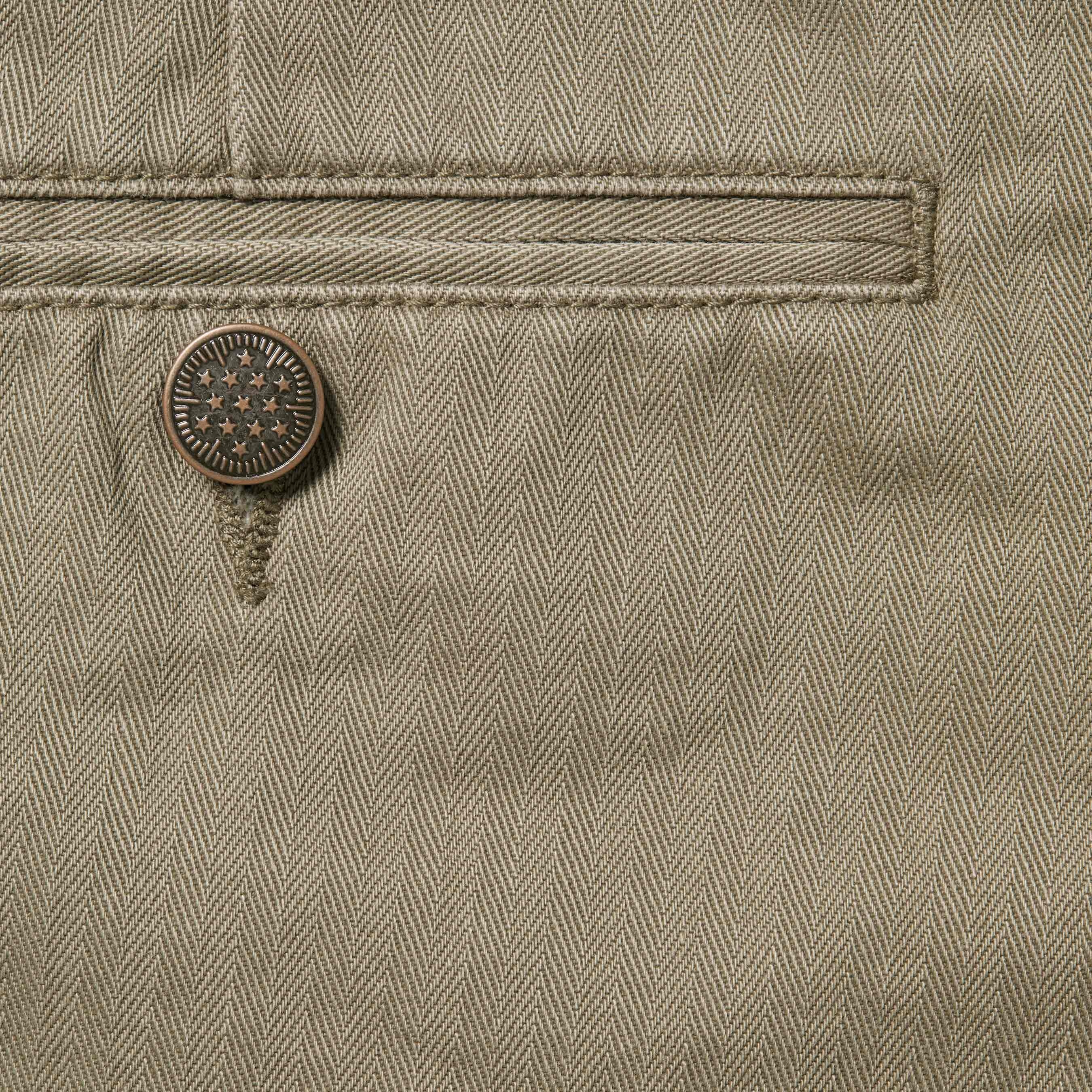 Washed Herringbone Chino Pant view 10